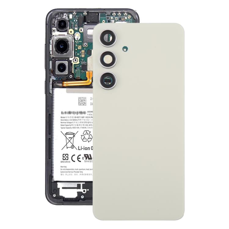 Samsung Galaxy S24 FE Back Cover with Camera Lens Frame | Rear Glass Housing Replacement