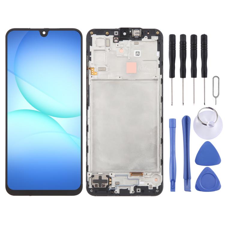 For Samsung Galaxy A17 4G SM-A175 LCD Screen Digitizer Full Assembly with Frame