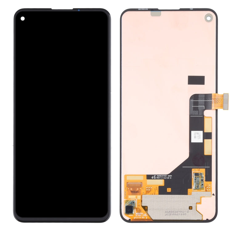 Super AMOLED LCD Screen and Digitizer Full Assembly for Google Pixel 5a 5G, For Google Pixel 5a 5G