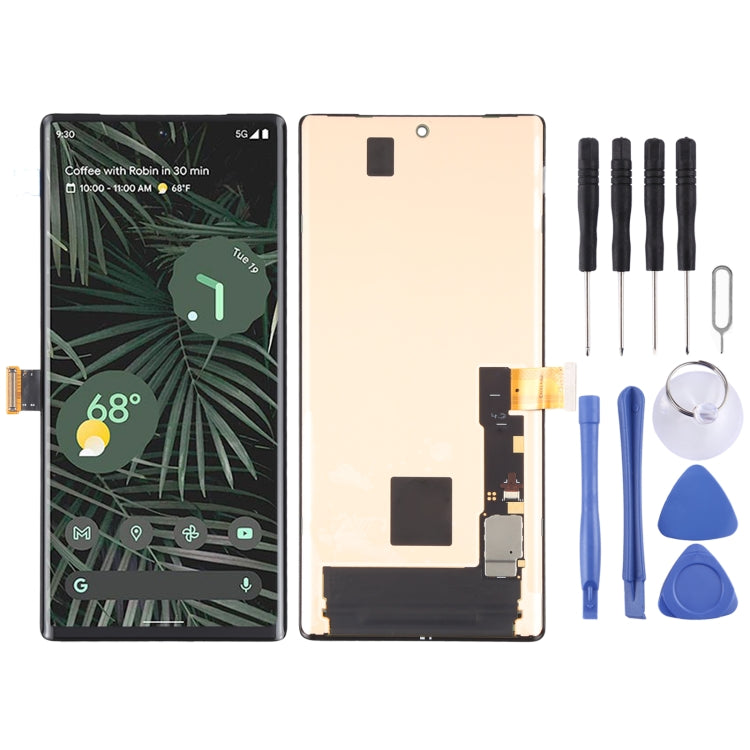 Ltpo AMOLED Material LCD Screen and Digitizer Full Assembly for Google Pixel 6 Pro GLUOG G8VOU, For Google Pixel 6 Pro