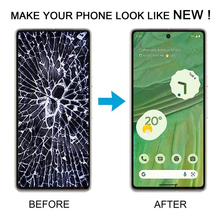 For Google Pixel 7 GVU6C GQML3 AMOLED LCD Screen Digitizer Full Assembly with Frame, For Google Pixel 7(AMOLED)