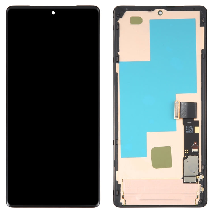 For Google Pixel 7 Pro GV4BC GE2AE Original AMOLED LCD Screen Digitizer Full Assembly with Frame, For Google Pixel 7 Pro(Original)
