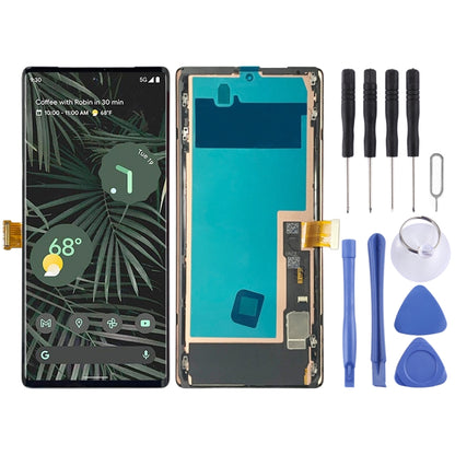 OLED Material LCD Screen for Google Pixel 6 Pro G8VOU Digitizer Full Assembly With Frame, Google Pixel 6 Pro