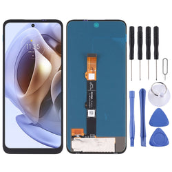 AMOLED Material LCD Screen and Digitizer Full Assembly For Motorola Moto G42