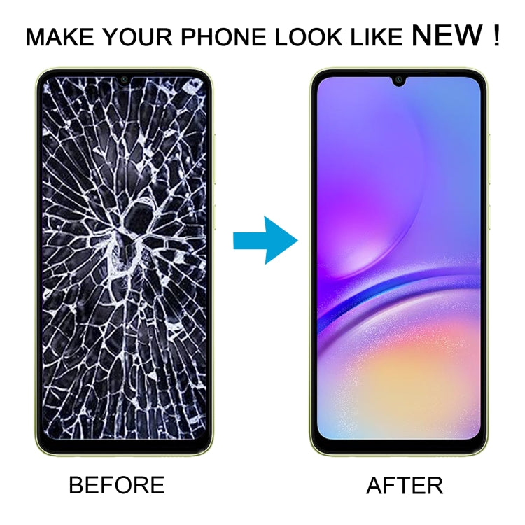 For Samsung Galaxy A05 SM-A055F LCD Screen Digitizer Full Assembly with Frame