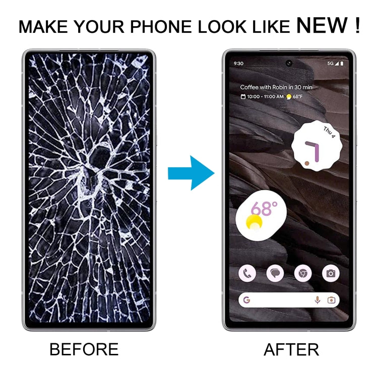 For Google Pixel 7A G82U8 OLED LCD Screen Digitizer Full Assembly with Frame