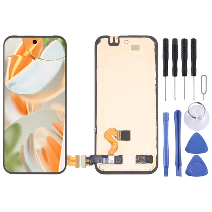 For Google Pixel 9 Pro GR83Y GEC77 OLED Material LCD Screen Digitizer Full Assembly with Frame