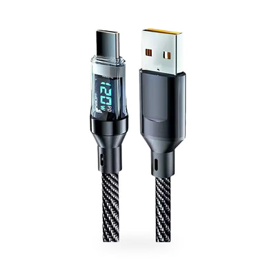 Digital A To 7A 120W Fast Braided Lead Charging Port Replacement - new OEM standard charging port on white background