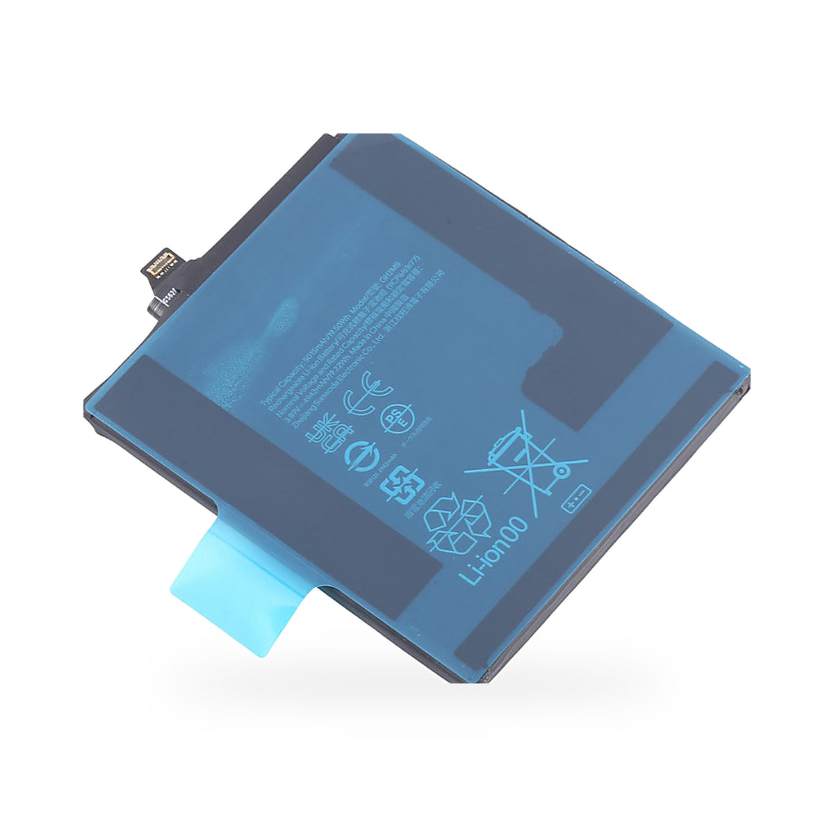 Google Pixel 9 Pro XL replacement battery, front view on white background
