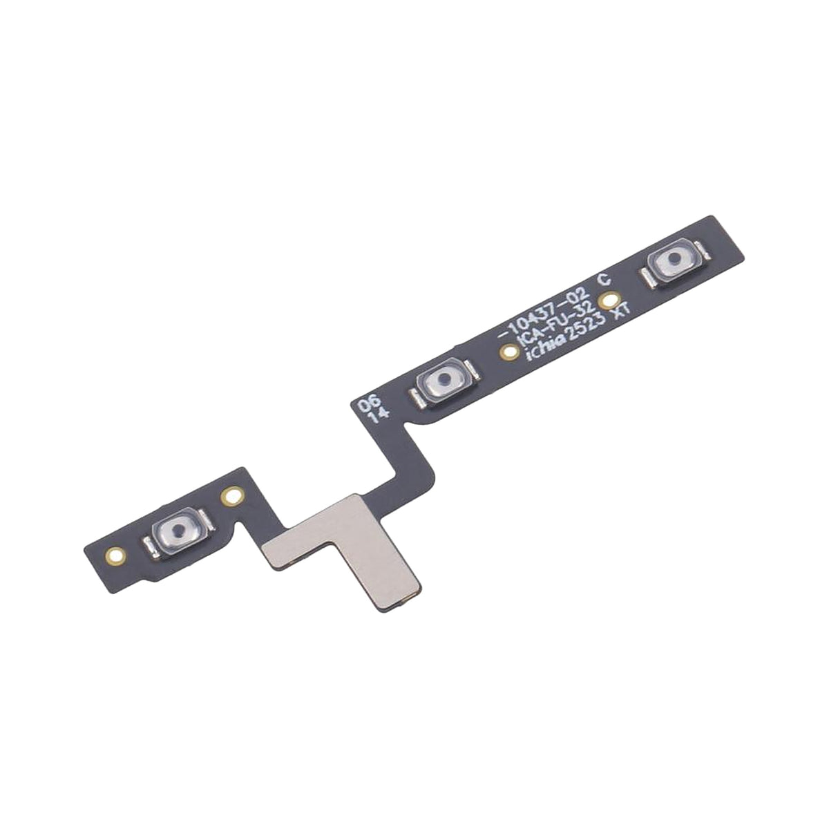Google Pixel 10 power and volume button flex cable replacement angled view