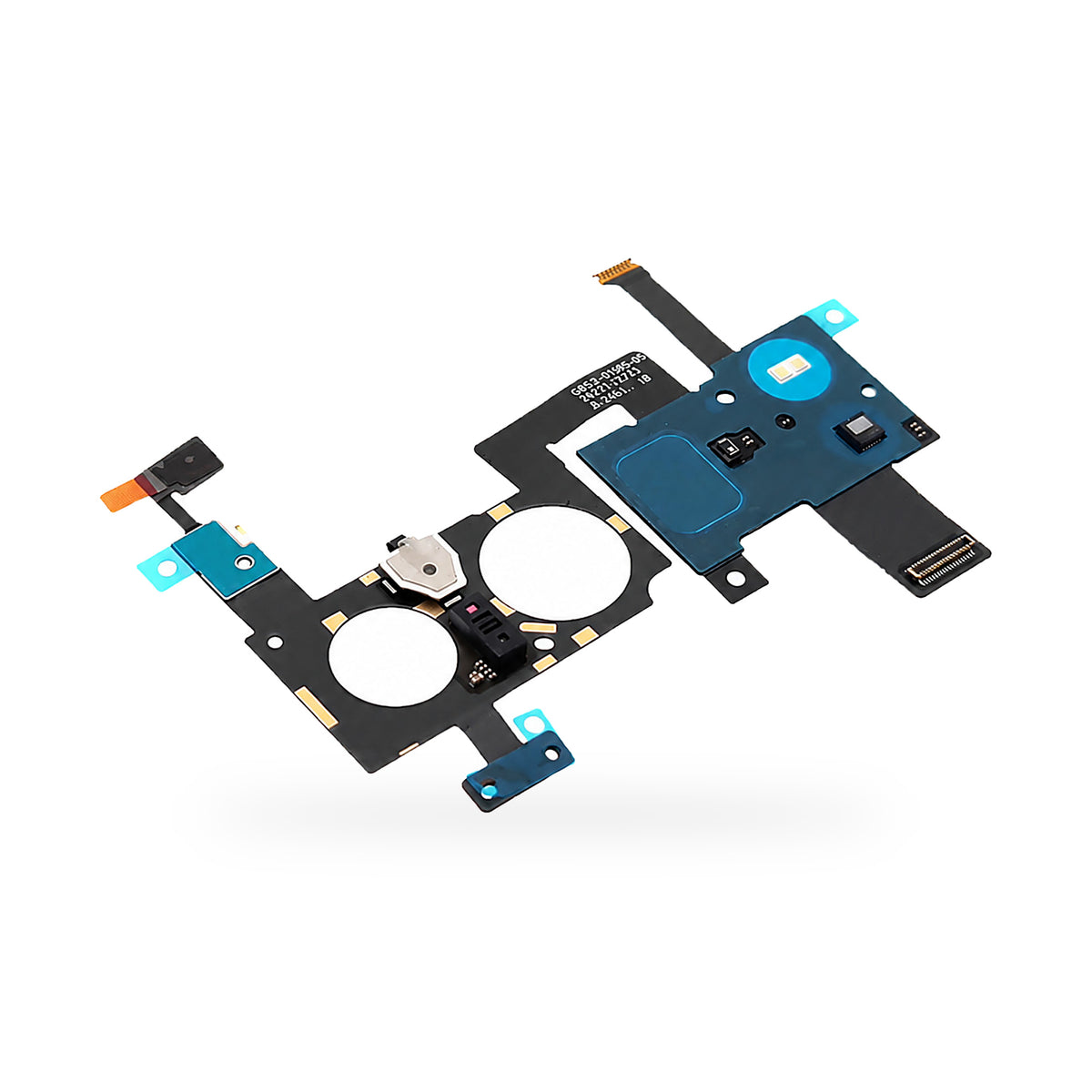 Google Pixel 8 Pro Microphone Mic Sub Board Ribbon Cable Flex Replacement - new OEM standard flex cable on white background