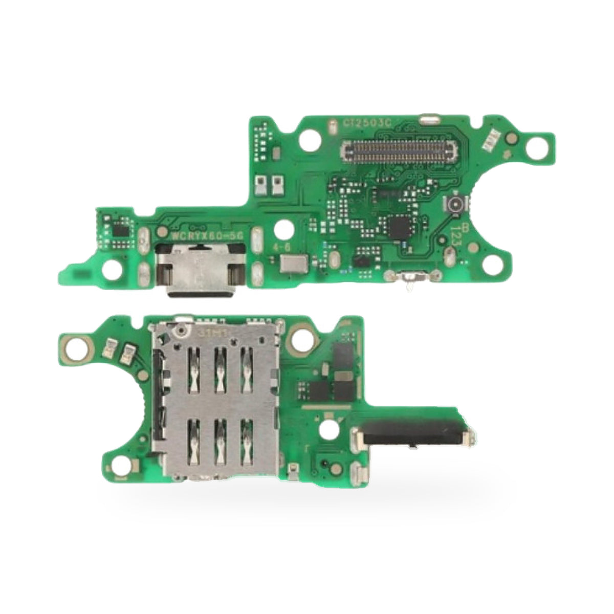 Honor Magic 7 Lite Charging Port Flex Replacement - new OEM standard charging port on white background