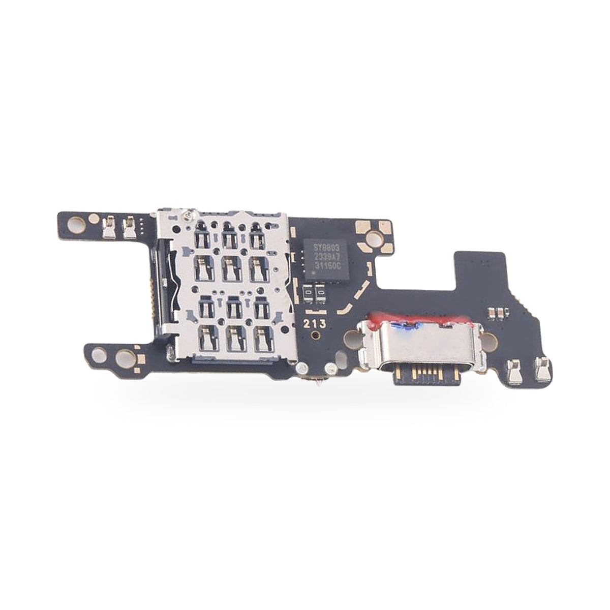 Honor Magic 7 Pro Charging Port Flex Replacement - new OEM standard charging port on white background