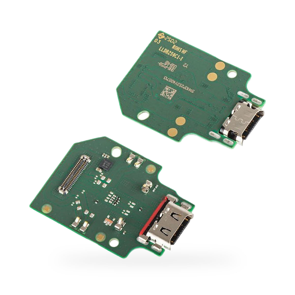 Honor Pad X9A Charging Port Flex Replacement - new OEM standard charging port on white background