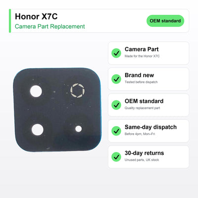 Honor X7C camera lens key facts: brand new, tested, same-day UK dispatch