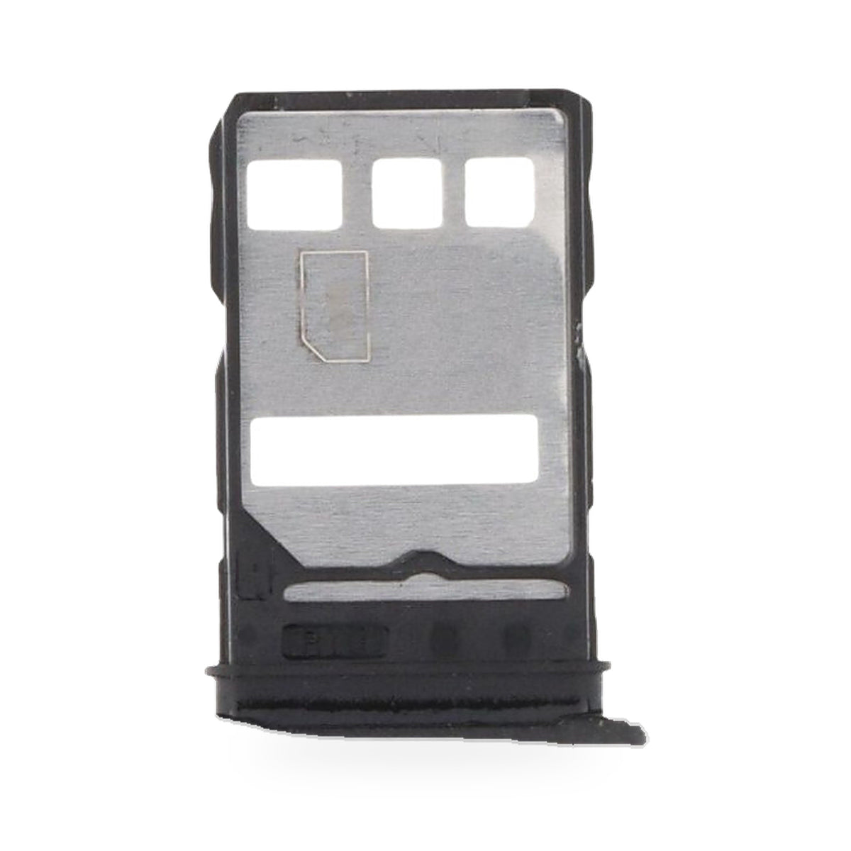 Huawei Honor 400 Lite SIM Card Tray Holder Replacement (Black) - new OEM standard SIM tray on white background