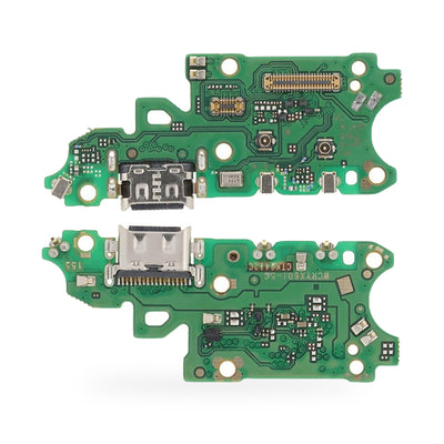 Huawei Honor X8C Charging Port Flex Replacement - new OEM standard charging port on white background