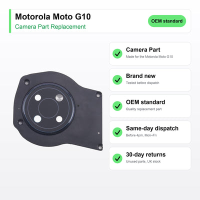 Motorola Moto G10 Rear Camera Lens Glass Replacement key facts