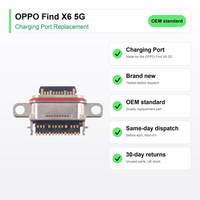 OPPO Find X6 5G Charging Port Flex Replacement key facts