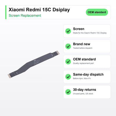 Xiaomi Redmi 15C Dsiplay LCD Screen and Touch Digitiser Assembly Replacement key facts