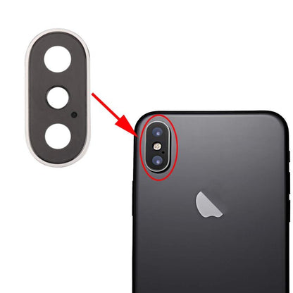 Apple iPhone X Rear Camera Lens Ring Replacement | A1865 A1901 A1902 – image 1