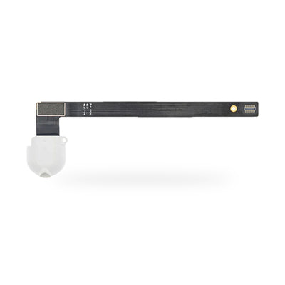 iPad 9th Gen 10.2" Headphone Jack Flex White Replacement - new OEM standard flex cable on white background