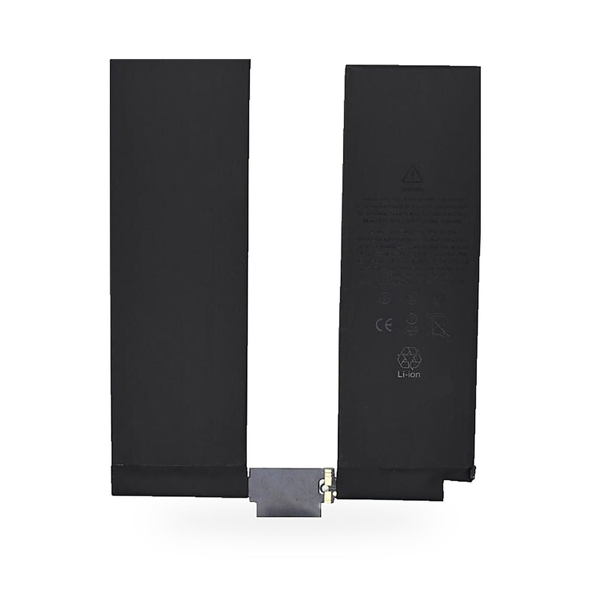 Apple iPad Pro 12.9 (2015) replacement battery, front view on white background
