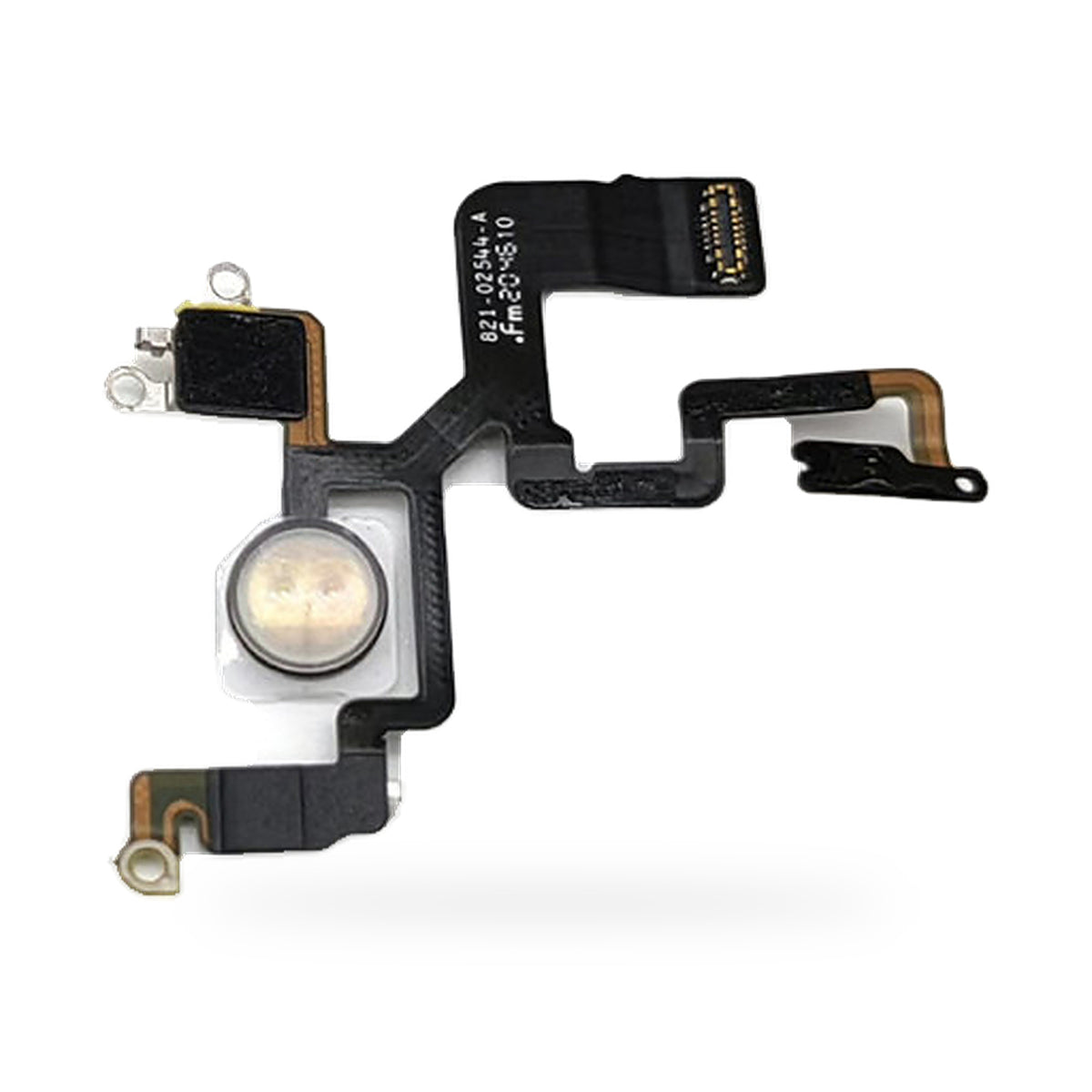 iPhone 12 Pro Max Flash Light Torch Flex Cable Replacement - new OEM standard flex cable on white background