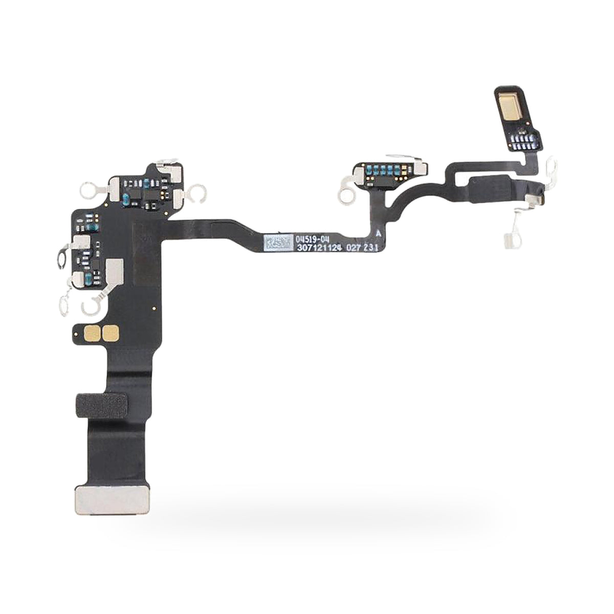 iPhone 15 Pro Max WiFi Bluetooth Antenna Flex Cable Replacement - new OEM standard antenna flex on white background