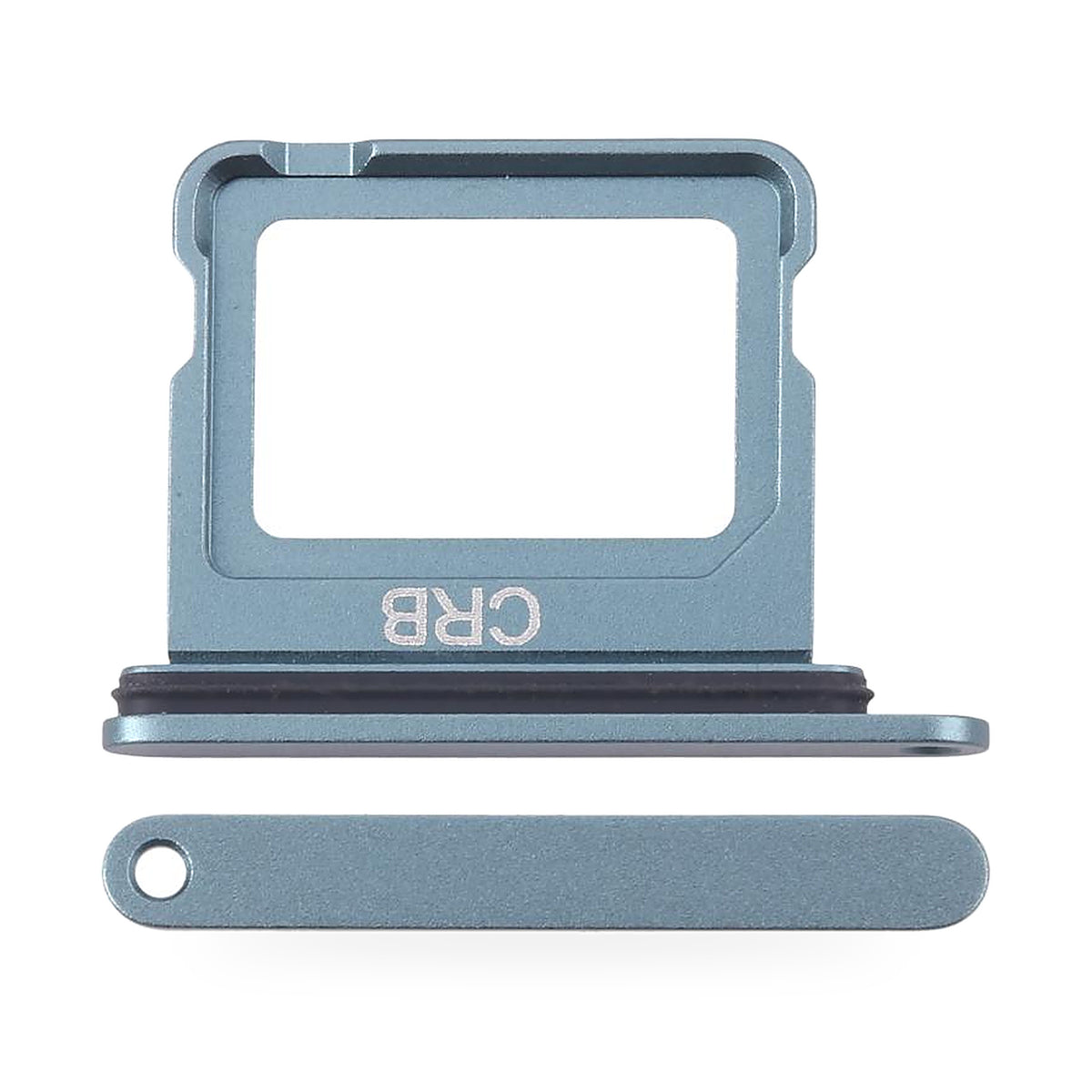 iPhone 16 Single SIM Card Tray Holder Replacement - new OEM standard SIM tray on white background