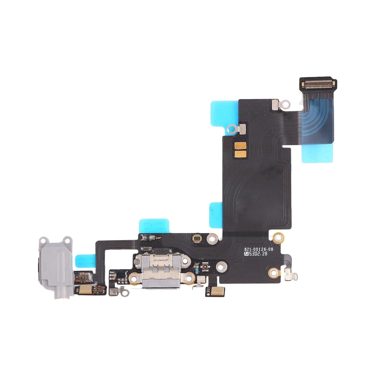 Apple iPhone 6s Plus charging port flex cable replacement, dark grey