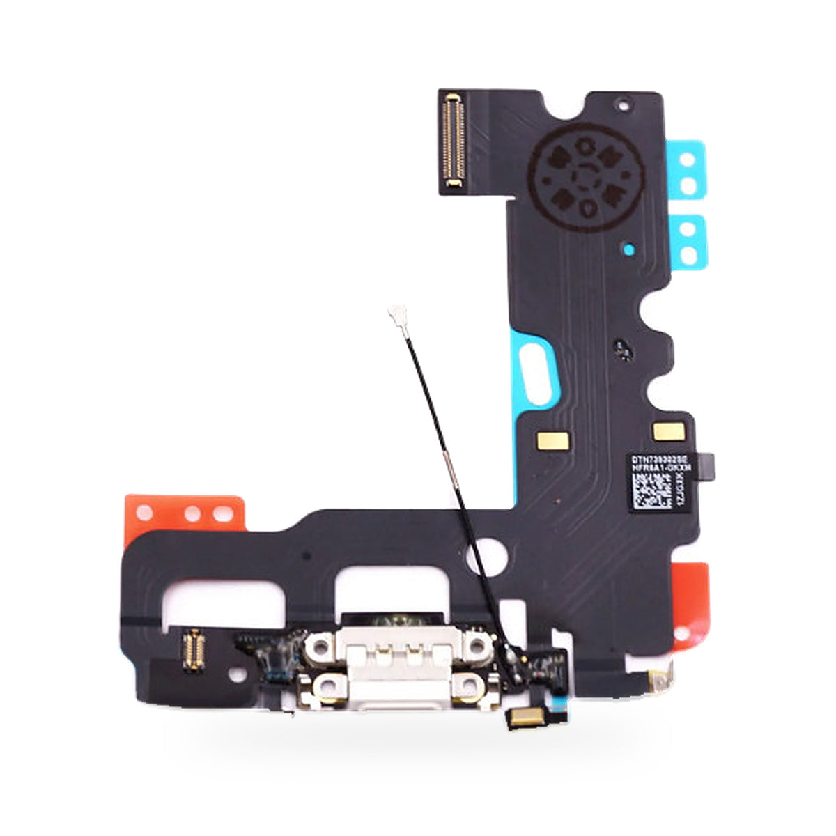 iPhone 7G Headphone Jack Charging Port and Headphone Jack Flex Replacement - new OEM standard charging port on white backgrou
