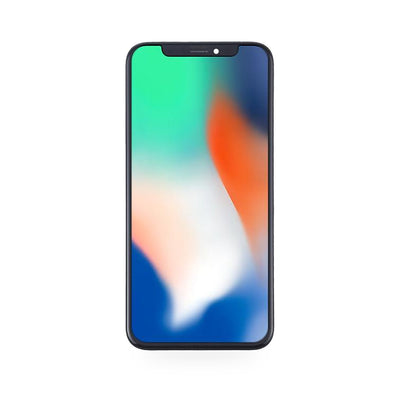 iPhone X LCD Screen and Touch Digitiser Assembly Replacement - new OEM standard screen on white background