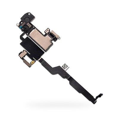iPhone XS Ear Piece Speaker & Proximity Sensor Flex Replacement - new OEM standard flex cable on white background
