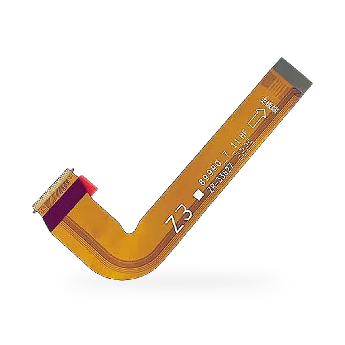 Lenovo Tab M10 Plus 3rd Gen TB-125FU Motherboard LCD Flex Replacement - new OEM standard flex cable on white background