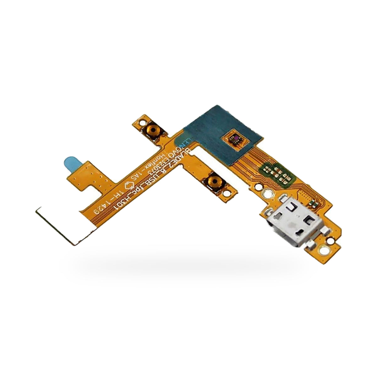 Lenovo Yoga Tab 2 2 830F Volume Button Flex Cable Replacement - new OEM standard button flex on white background