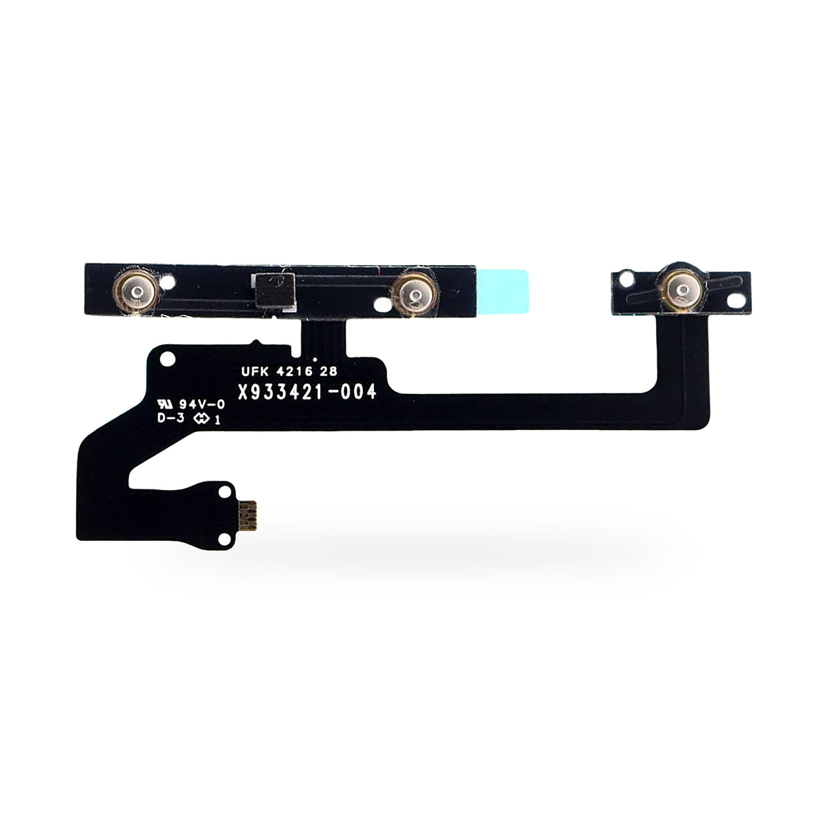 Microsoft Surface Pro 4 Power and Volume Button Flex Cable Replacement - new OEM standard button flex on white background