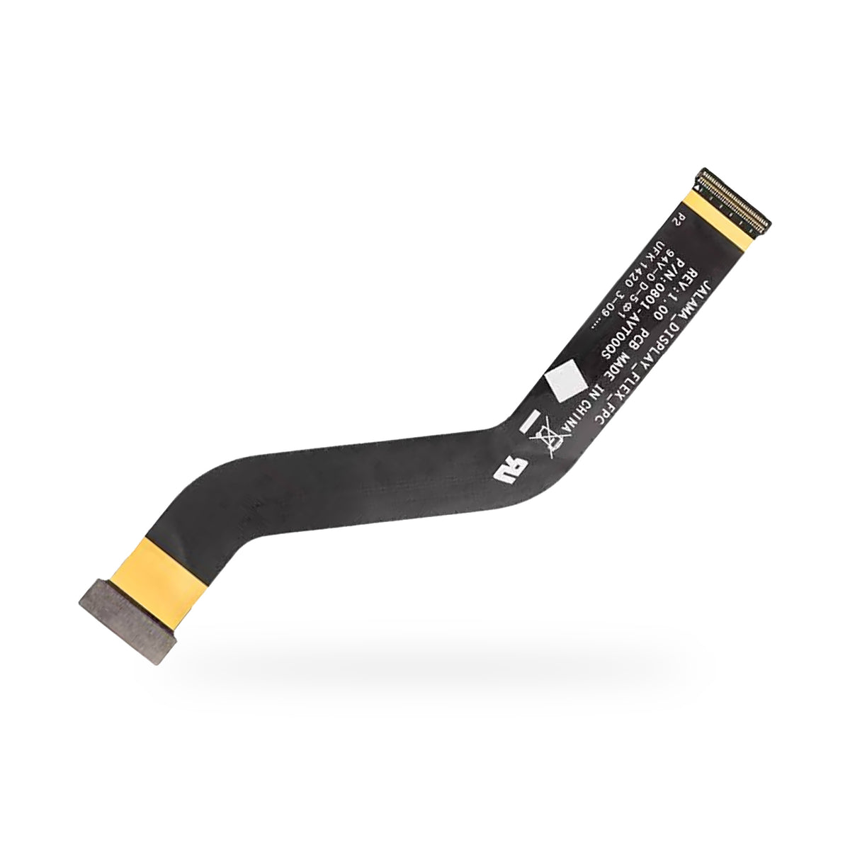 Microsoft Surface Pro 7 LCD Flex Cable Replacement - new OEM standard LCD flex cable on white background