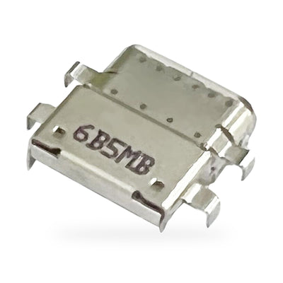 Motorola Moto E15 Charging Port Flex Replacement - new OEM standard charging port on white background