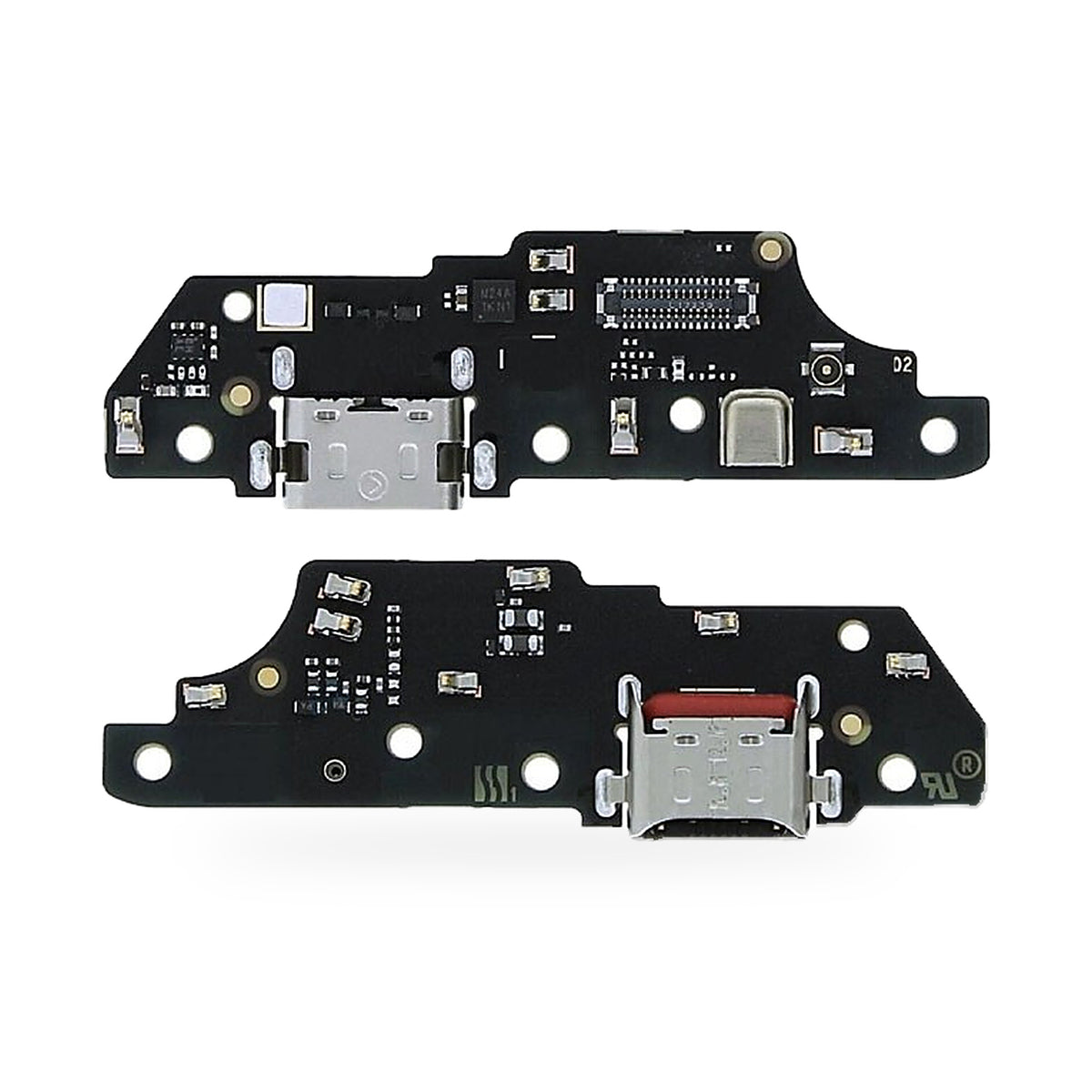 Motorola Moto E30 Charging Port Replacement - new OEM standard charging port on white background