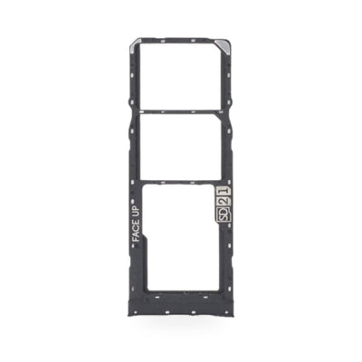 Motorola Moto G13 SIM Card Tray Holder Replacement (BLUE) - new OEM standard SIM tray on white background