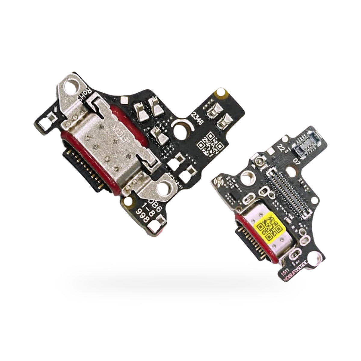 Motorola Moto G96 Charging Port Flex Replacement - new OEM standard charging port on white background