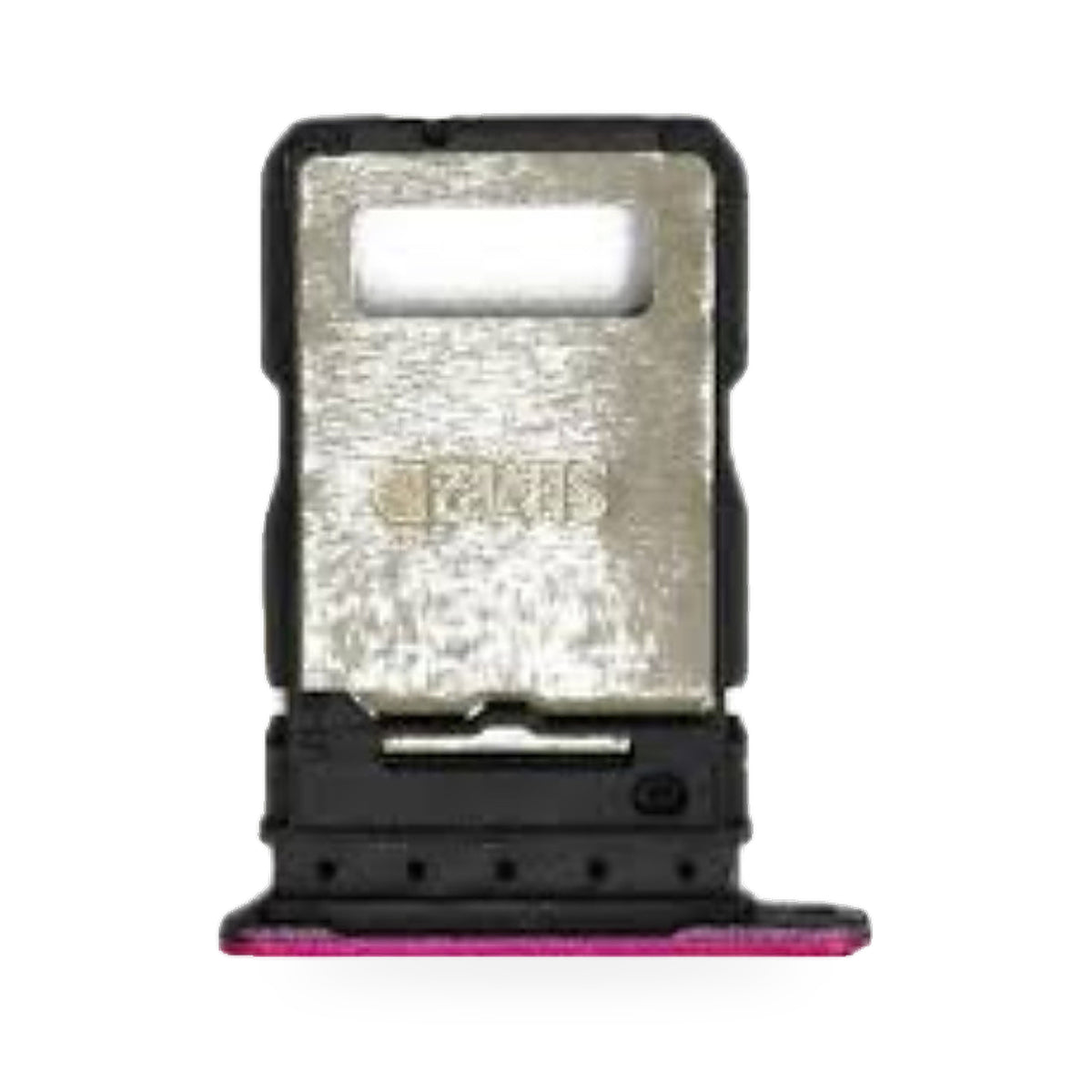 Motorola Moto G96 SIM Card Tray Holder Replacement (Pink) - new OEM standard SIM tray on white background