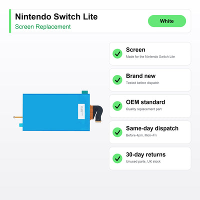 Nintendo Switch Lite screen key facts: brand new, tested, same-day UK dispatch