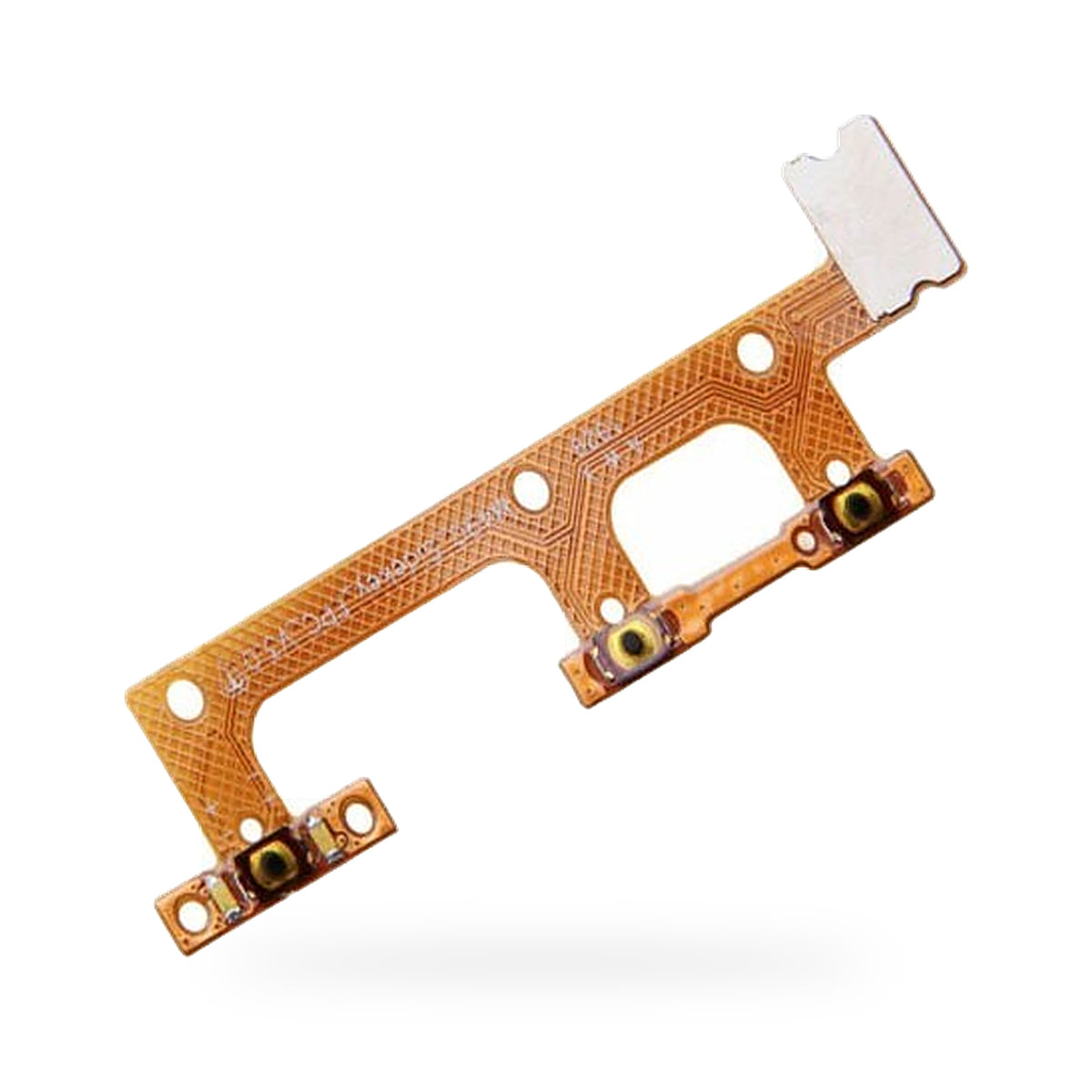 Nokia 7.2 2019 Power and Volume Button Flex Cable Replacement - new OEM standard button flex on white background