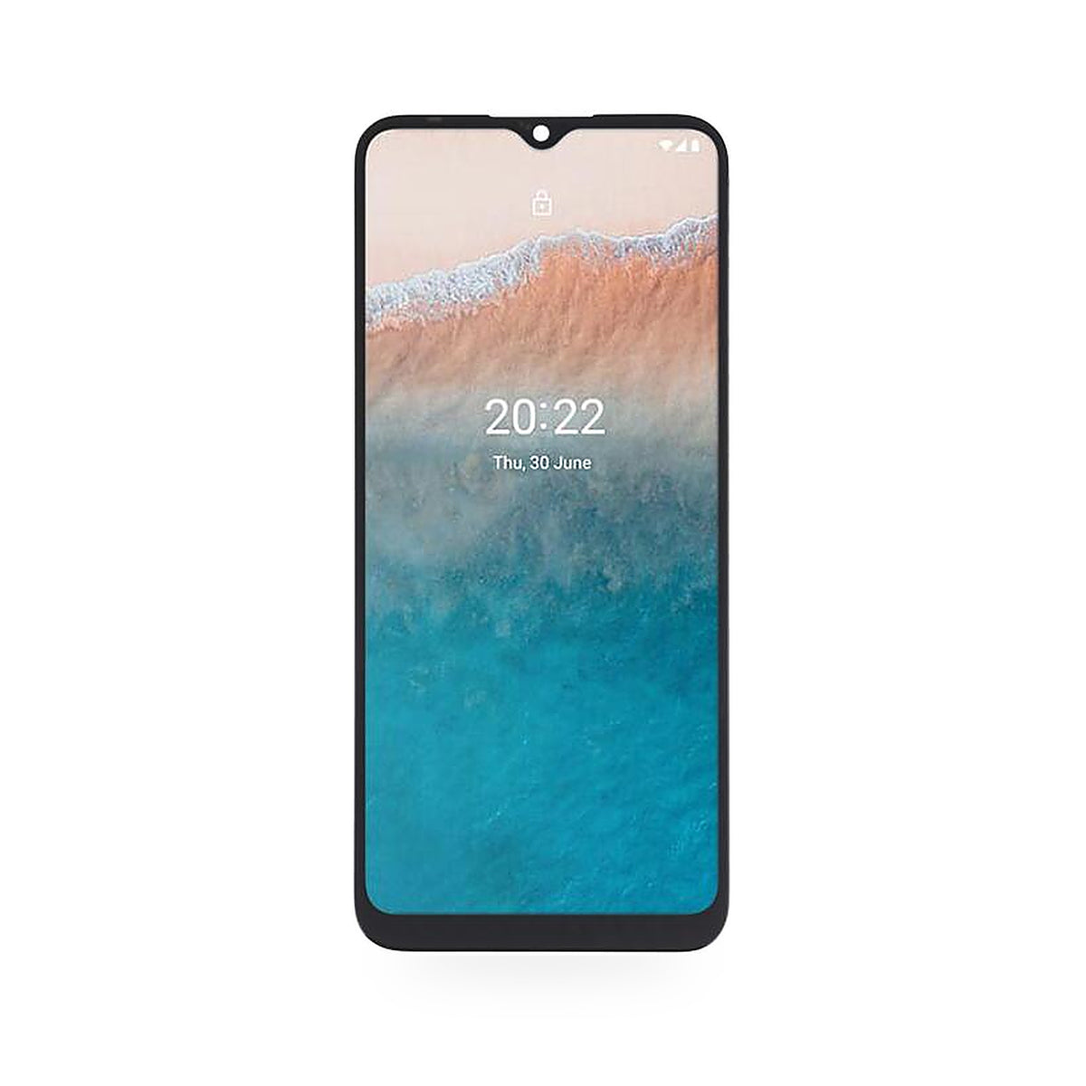 Nokia C21 Plus LCD Screen and Touch Digitiser Assembly Replacement - new OEM standard screen on white background