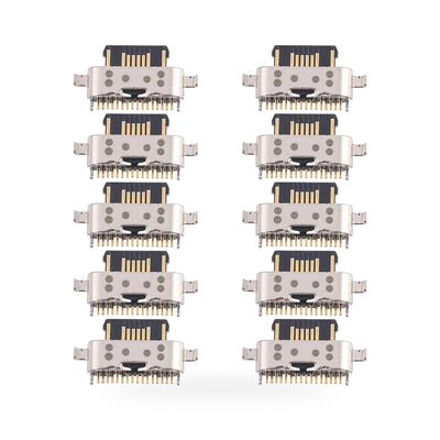 Nokia G50 Charging Port Flex Replacement - new OEM standard charging port on white background