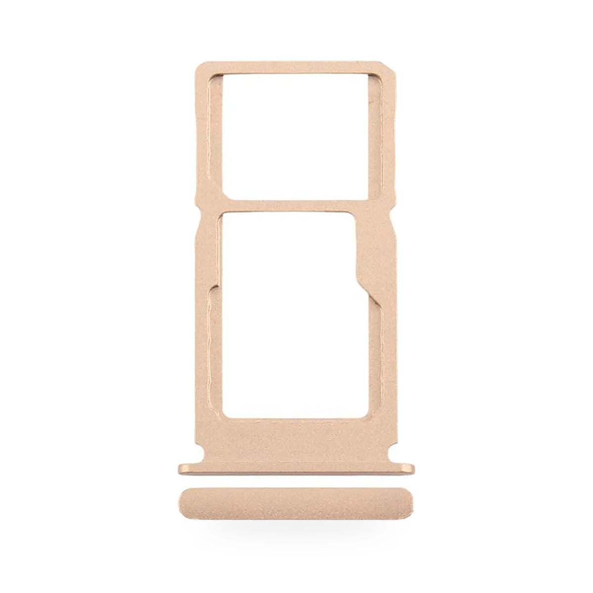 Nokia G50 SIM Card Tray Holder Replacement (GOLD) - new OEM standard SIM tray on white background