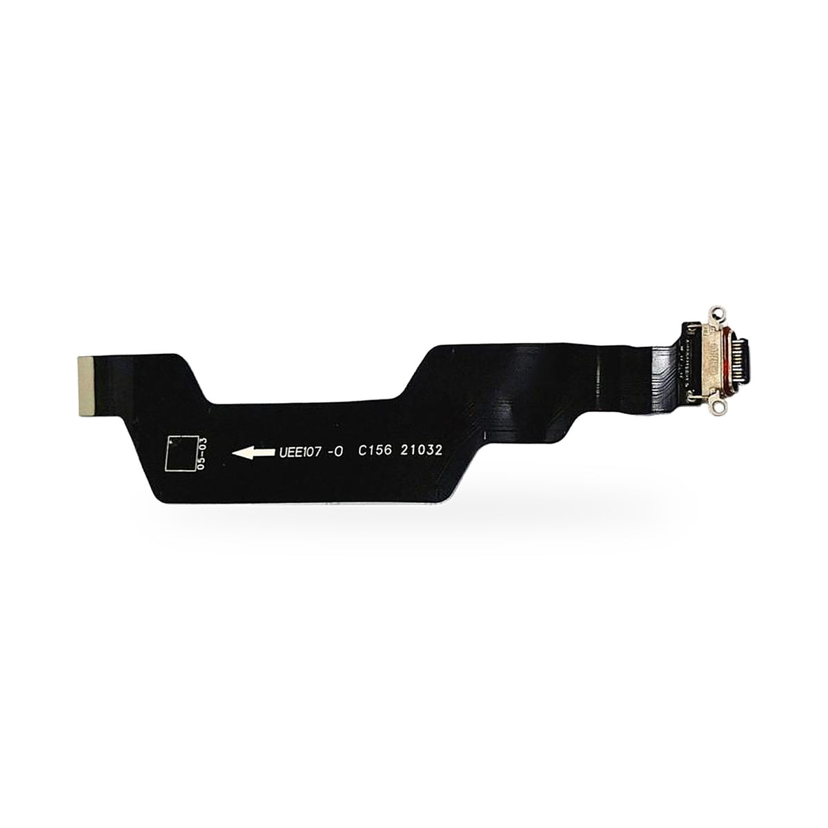 OnePlus 9R Charging Port Flex Replacement - new OEM standard charging port on white background