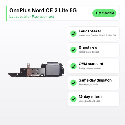 OnePlus Nord CE 2 Lite 5G loudspeaker key facts: brand new, tested, same-day UK dispatch